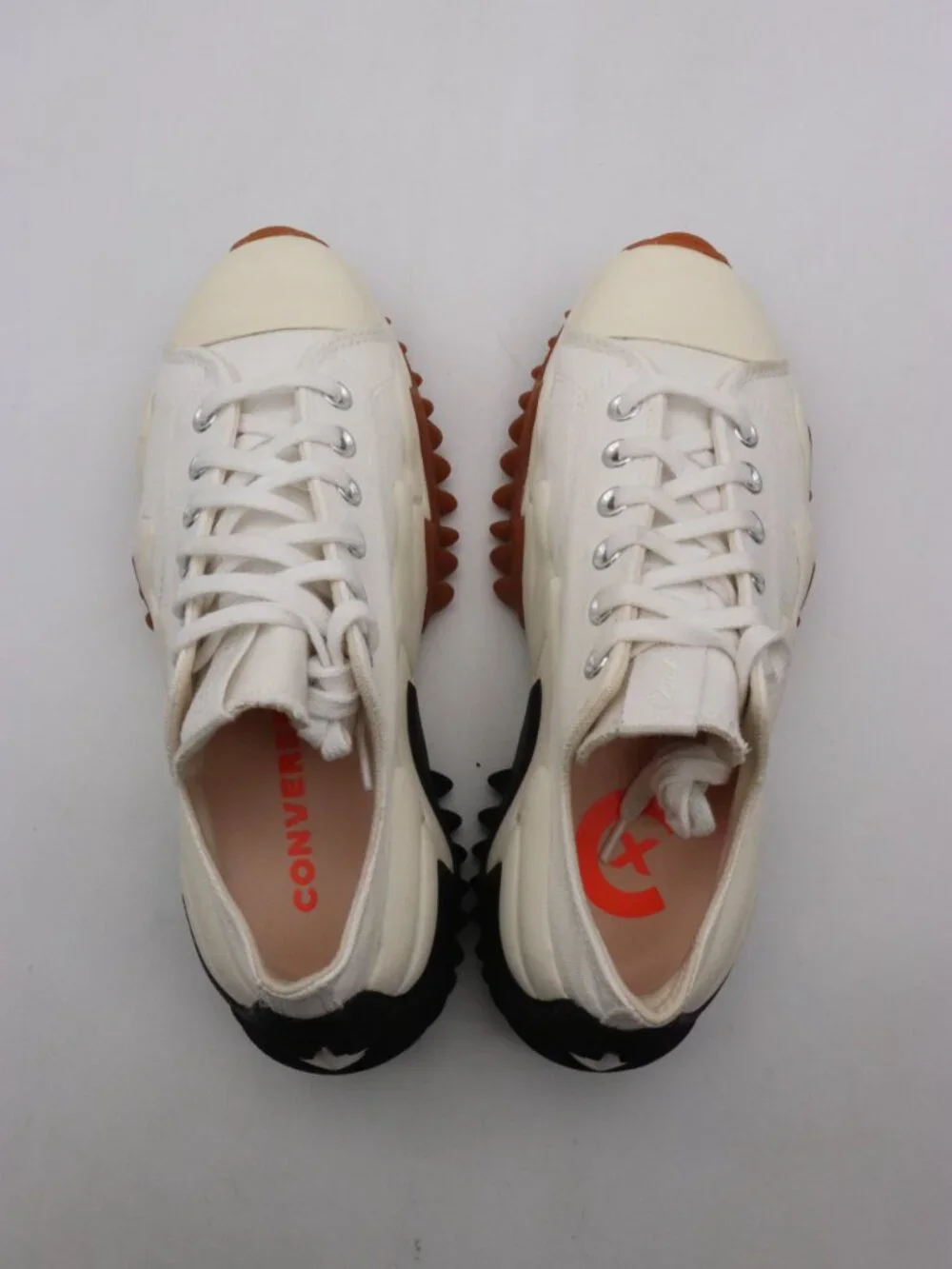 Converse Run Star Motion CX Women's 8 Mens 6.5 Platform Low White Black Gum 1728 - Picture 7 of 9